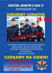 plakat Zostań łódzkim policjantem