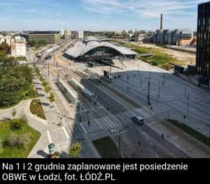 panorama miasta Łódź