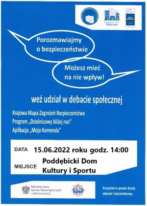 zaproszenie na debatę społeczną