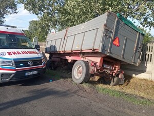 przyczepa po zdarzeniu drogowym