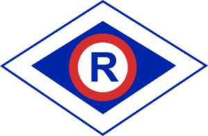 Emblemat- litera R.