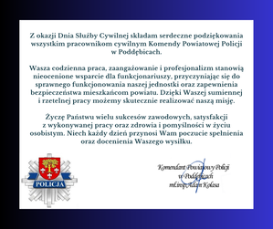 Obchody Dnia Służby Cywilnej.