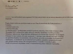 Zdjęcie podziękowań.