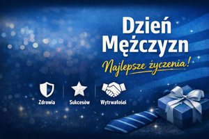 Plakat z napisem dzień mężczyzn.